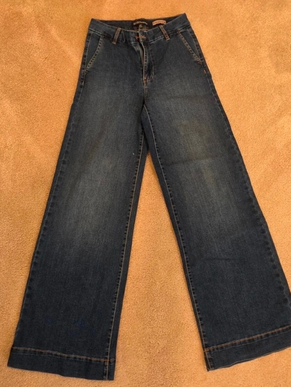 Dark WashBCBGeneration High-Rise Wide Leg' Trouser Women's sz 5